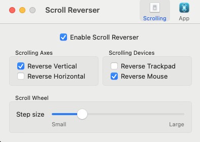 Scroll Reverser